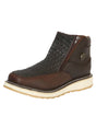 Sefeni Men’s Double Zipper Shoe Crazy Leather - Choco 45395 - BELLEZA'S - Sefeni Men’s Double Zipper Shoe Crazy Leather - Choco 45395 - CABALLERO - 04539501