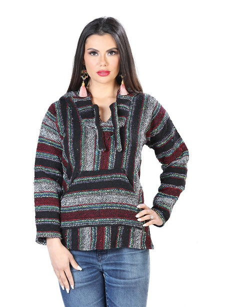 Sweatshirt Artisanal Jerga 100% Acrylan Multicolor 603852 - BELLEZA'S - Sweatshirt Artisanal Jerga 100% Acrylan Multicolor 603852 - DAMA - 60385201