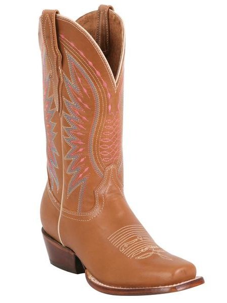 Westin Lux Classic Embroidered Leather Rodeo Boots for Women 'El General' *Honey-42028* - BELLEZA'S - Westin Lux Classic Embroidered Leather Rodeo Boots for Women 'El General' *Honey-42028* - Botas Para Damas - 42028 5