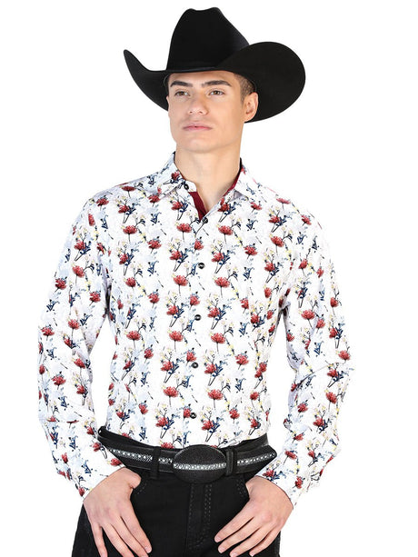 White Casual Long Sleeve Shirt 126271 - BELLEZA'S - White Casual Long Sleeve Shirt 126271 - CABALLERO - 12627101