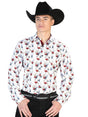 White Casual Long Sleeve Shirt 126271 - BELLEZA'S - White Casual Long Sleeve Shirt 126271 - CABALLERO - 12627101