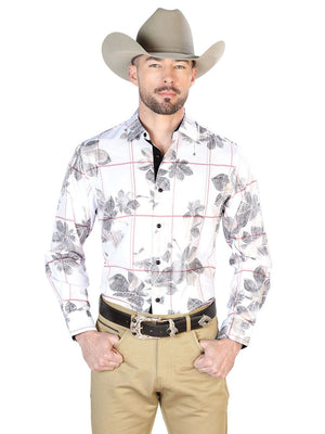 White Casual Long Sleeve Shirt 43854 - BELLEZA'S - White Casual Long Sleeve Shirt 43854 - CABALLERO - 04385401