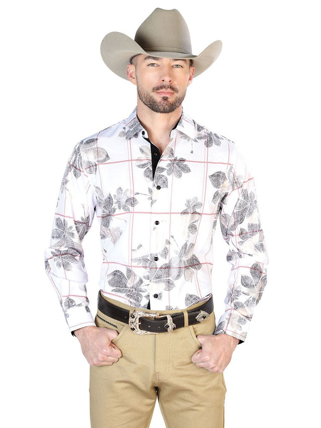 White Casual Long Sleeve Shirt 43854 - BELLEZA'S - White Casual Long Sleeve Shirt 43854 - CABALLERO - 04385401