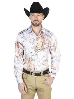 White Casual Long Sleeve Shirt 43993 - BELLEZA'S - White Casual Long Sleeve Shirt 43993 - CABALLERO - 04399301