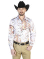 White Casual Long Sleeve Shirt 43993 - BELLEZA'S - White Casual Long Sleeve Shirt 43993 - CABALLERO - 04399301
