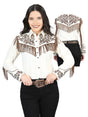 Women’s Beige Embroidered Long Sleeve Western Shirt 'El Señor de los Cielos' 44183 - BELLEZA'S - Women’s Beige Embroidered Long Sleeve Western Shirt 'El Señor de los Cielos' 44183 - Women's Shirt - 04418301