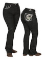 Womens Black Centenario Jeans 44956 - BELLEZA'S - Womens Black Centenario Jeans 44956 - DAMA - 04495601