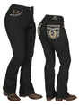 Womens Black Centenario Jeans 44960 - BELLEZA'S - Womens Black Centenario Jeans 44960 - DAMA - 04496001