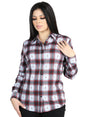Women’s Black/Red Plaid Print Long Sleeve Western Shirt 'El Señor de los Cielos' 44718 - BELLEZA'S - Women’s Black/Red Plaid Print Long Sleeve Western Shirt 'El Señor de los Cielos' 44718 - Women's Shirt - 04471801