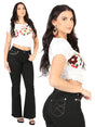 Women's Blue Boot Cut Butt - Lifting Western Demin Jeans 'Centenario' 45543 - BELLEZA'S - Women's Blue Boot Cut Butt - Lifting Western Demin Jeans 'Centenario' 45543 - Women's Jeans - 45543 0