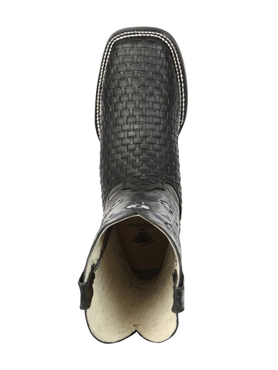 Women’s Cowgirl Boots Genuine Leather Patatillo Embroidered Western 'El General' 44856 - BELLEZA'S - Women’s Cowgirl Boots Genuine Leather Patatillo Embroidered Western 'El General' 44856 - Women's Boots - 04485601