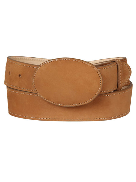 Women's Denim Cowboy Belt El General Nobuck Peach 44648 - BELLEZA'S - Women's Denim Cowboy Belt El General Nobuck Peach 44648 - Women's Belts - 04464801