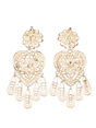 Women's Earrings Mexican Artisanal Aretes Filigrana Gold 604025 - BELLEZA'S - Women's Earrings Mexican Artisanal Aretes Filigrana Gold 604025 - Women's Earrings - 60402501