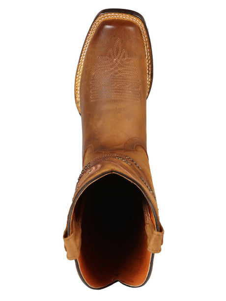 Women’s Genuine Leather Classic Western Rodeo Cowgirl Boots 'El General' Honey 44852 - BELLEZA'S - Women’s Genuine Leather Classic Western Rodeo Cowgirl Boots 'El General' Honey 44852 - Women's Boots - 04485201