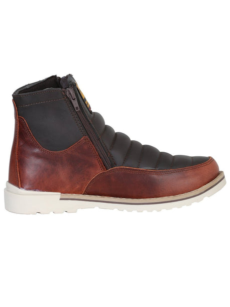 Women's Genuine Leather Double Zipper Soft Toe Work Ankle Boots 'Procliff Protection' 35205 - BELLEZA'S - Women's Genuine Leather Double Zipper Soft Toe Work Ankle Boots 'Procliff Protection' 35205 - Women's Ankle Boots - 03520501