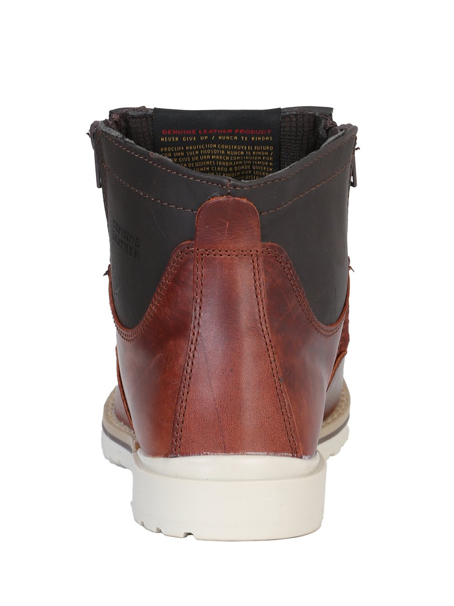 Women's Genuine Leather Double Zipper Soft Toe Work Ankle Boots 'Procliff Protection' 35205 - BELLEZA'S - Women's Genuine Leather Double Zipper Soft Toe Work Ankle Boots 'Procliff Protection' 35205 - Women's Ankle Boots - 03520501