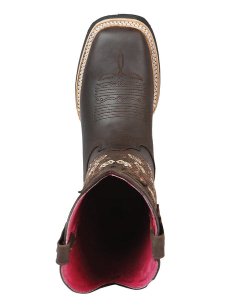 Women’s Genuine Leather Flowers Embroidered Western Cowgirl Boots 'El General' 44635 - BELLEZA'S - Women’s Genuine Leather Flowers Embroidered Western Cowgirl Boots 'El General' 44635 - Women's Boots - 04463501