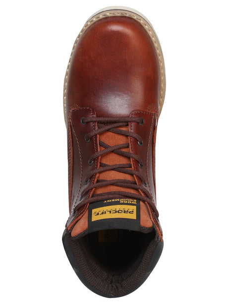 Women's Genuine Leather Lace - Up Soft Toe Work Ankle Boots 'Procliff Protection' 35201 - BELLEZA'S - Women's Genuine Leather Lace - Up Soft Toe Work Ankle Boots 'Procliff Protection' 35201 - Women's Ankle Boots - 03520101