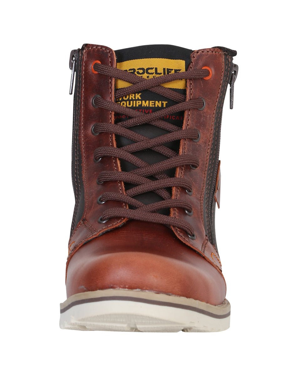 Women's Lace - Up and Zipper Soft Toe Work Ankle Boots 'Procliff Protection' 35209 - BELLEZA'S - Women's Lace - Up and Zipper Soft Toe Work Ankle Boots 'Procliff Protection' 35209 - Women's Ankle Boots - 03520901