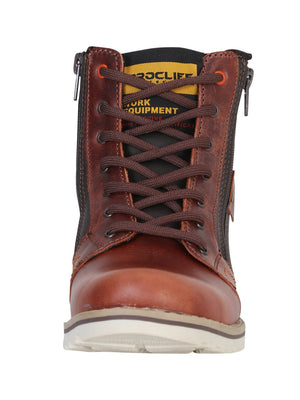 Women's Lace - Up and Zipper Soft Toe Work Ankle Boots 'Procliff Protection' 35209 - BELLEZA'S - Women's Lace - Up and Zipper Soft Toe Work Ankle Boots 'Procliff Protection' 35209 - Women's Ankle Boots - 03520901