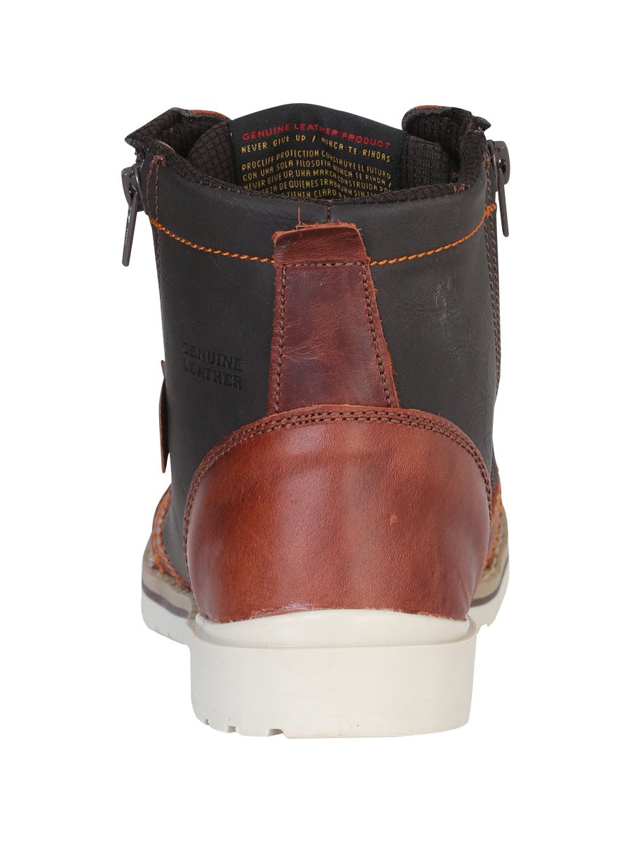 Women's Lace - Up and Zipper Soft Toe Work Ankle Boots 'Procliff Protection' 35209 - BELLEZA'S - Women's Lace - Up and Zipper Soft Toe Work Ankle Boots 'Procliff Protection' 35209 - Women's Ankle Boots - 03520901