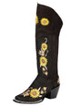 Women’s Sunflowers Embroidered High Shaft Western Cowgirl Boots 'El General' 43914 - BELLEZA'S - Women’s Sunflowers Embroidered High Shaft Western Cowgirl Boots 'El General' 43914 - Women's Boots - 04391401