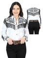 Women’s White Embroidered Long Sleeve Western Shirt 'El Señor de los Cielos' 44182 - BELLEZA'S - Women’s White Embroidered Long Sleeve Western Shirt 'El Señor de los Cielos' 44182 - Women's Shirt - 04418201