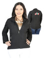 Womens Zipper Jacket Black 127084 - BELLEZA'S - Womens Zipper Jacket Black 127084 - DAMA - 12708401