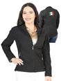 Womens Zipper Jacket Black 170075 - BELLEZA'S - Womens Zipper Jacket Black 170075 - DAMA - 17007501