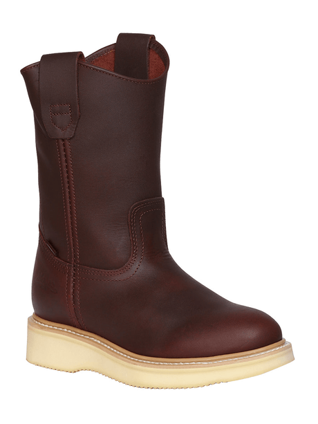 Women's/Junior Genuine Leather Work Boots Without Helmet 'Establo' Shedron Color 91542 - BELLEZA'S - Women's/Junior Genuine Leather Work Boots Without Helmet 'Establo' Shedron Color 91542 - Women's Boots - 91542