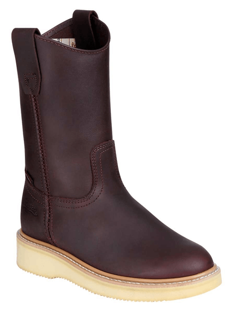 Women's/Junior Genuine Leather Work Boots Without Helmet 'Establo' Shedron Color 91542 - BELLEZA'S - Women's/Junior Genuine Leather Work Boots Without Helmet 'Establo' Shedron Color 91542 - Women's Boots - 91542