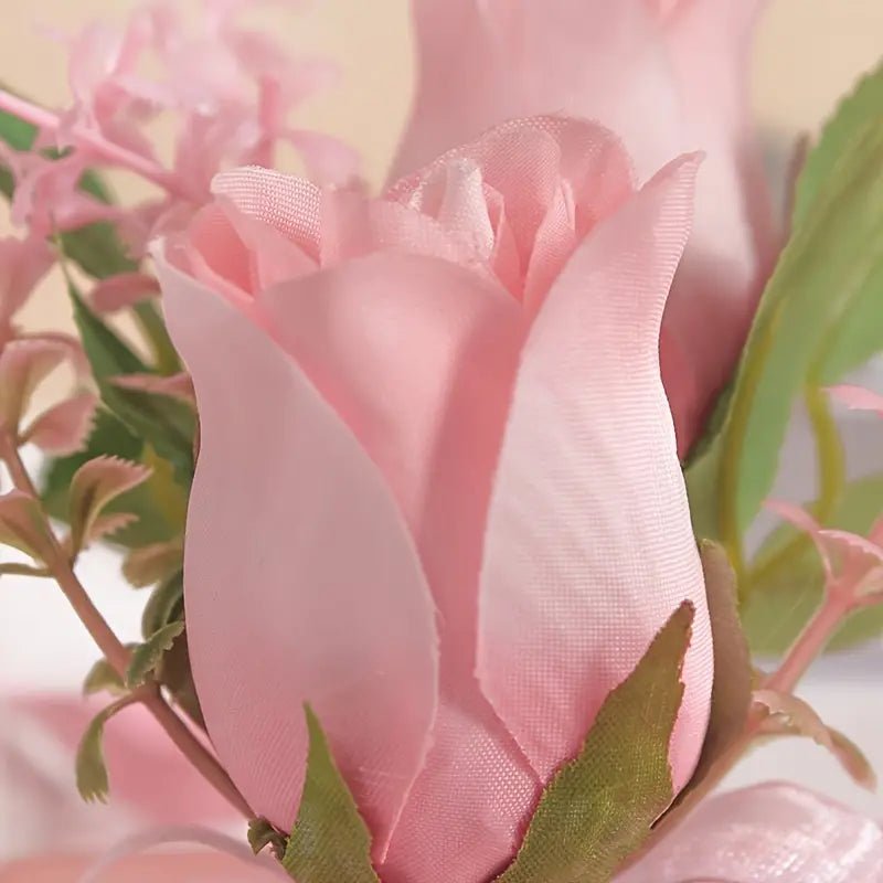 1pc Valentine's Day Gift, Artificial Rose Flower Suitable For Valentine's Day Wedding Party Desktop Window Decoration Flower Box - BELLEZA'S - Valentine's Day - 04016