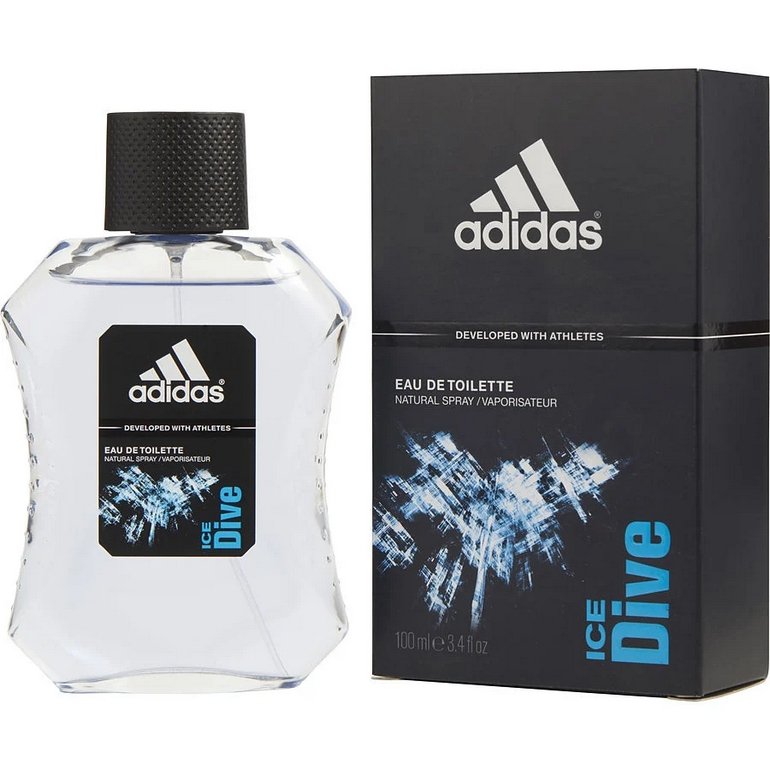 Adidas Ice Dive Cologne For Men Eau De Toilette Spray (Developed With Athletes) 3.4 oz - BELLEZA'S - Adidas Ice Dive Cologne For Men Eau De Toilette Spray (Developed With Athletes) 3.4 oz - Perfume Para Hombre - 207383