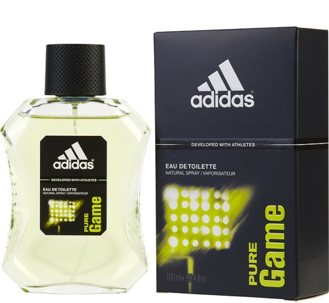 Adidas Pure Game For Men Eau De Toilette Spray (Developed With Athletes) 3.4 oz - BELLEZA'S - - 210907