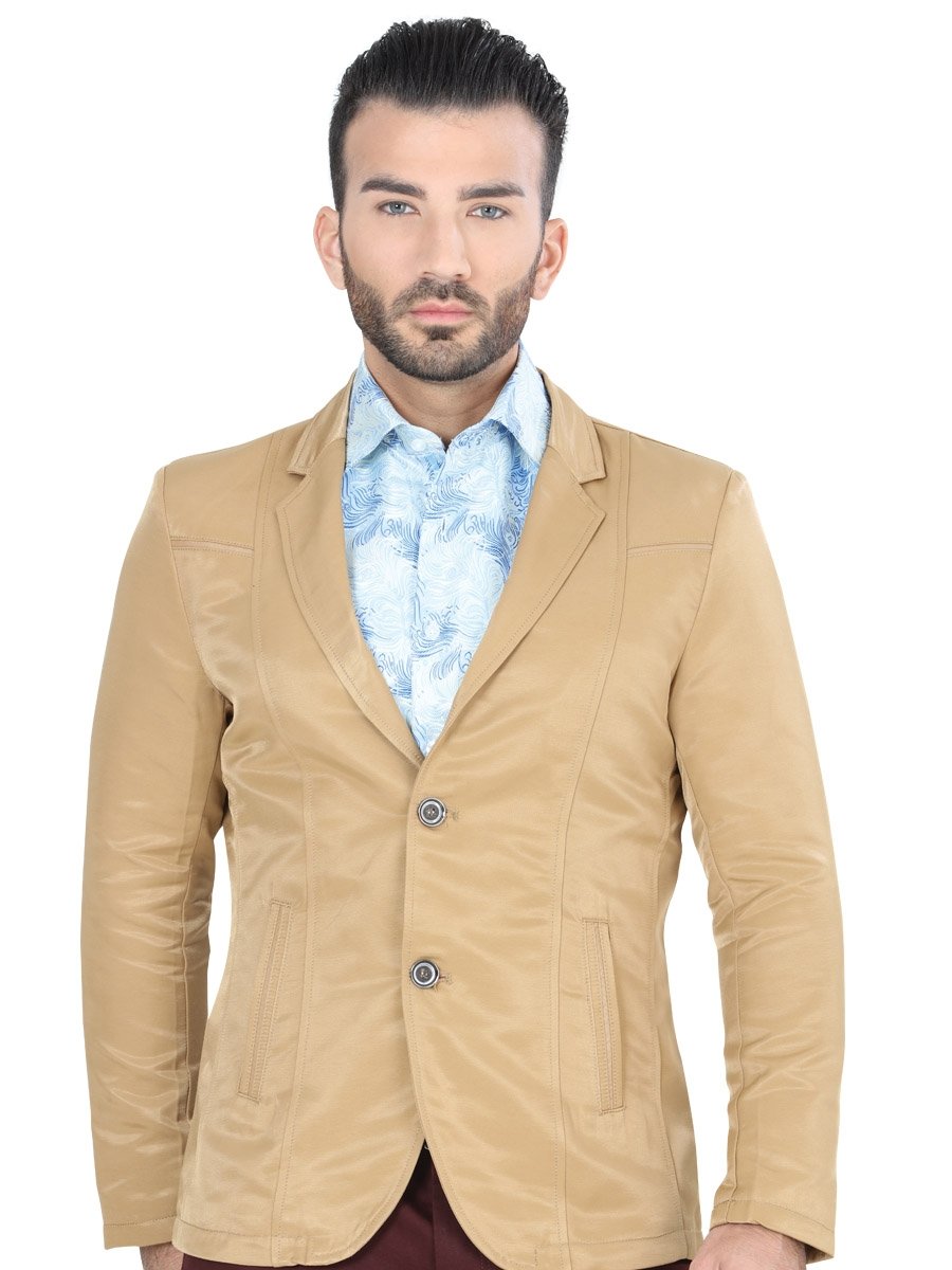 Blazer Casual Para Hombre 'El Señor De Los Cielos' KHAKI-124192 - BELLEZA'S - Chamarra - 124192