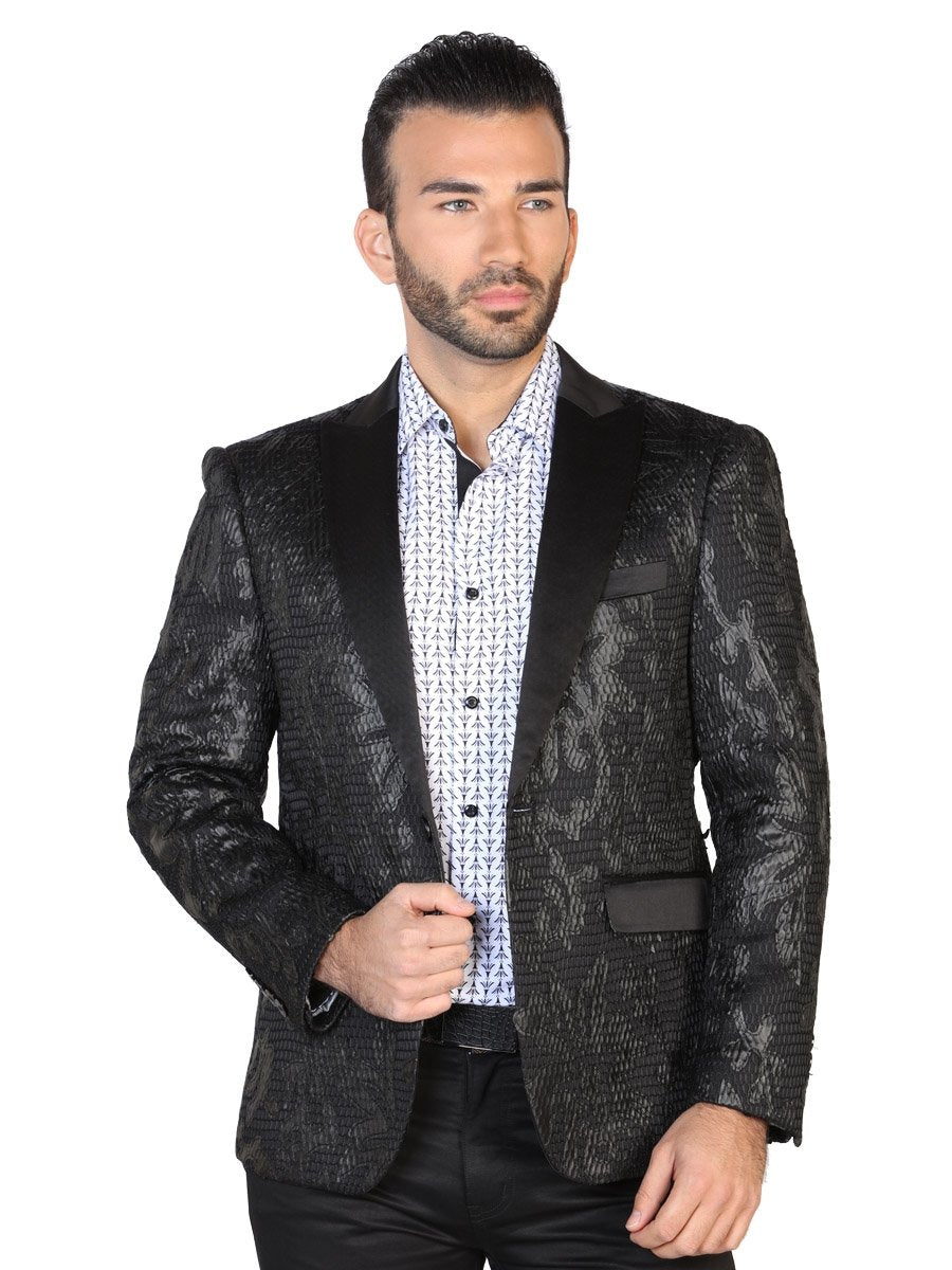 Blazer Casual Para Hombre 'El Señor de los Cielos' NEGRO-42845 - BELLEZA'S - Chaleco - 42845