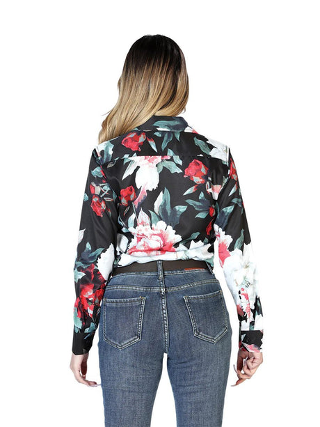 Blusa Casual de Mujer El Señor de los Cielos *Black/Rosas-43893* - BELLEZA'S - - 43893