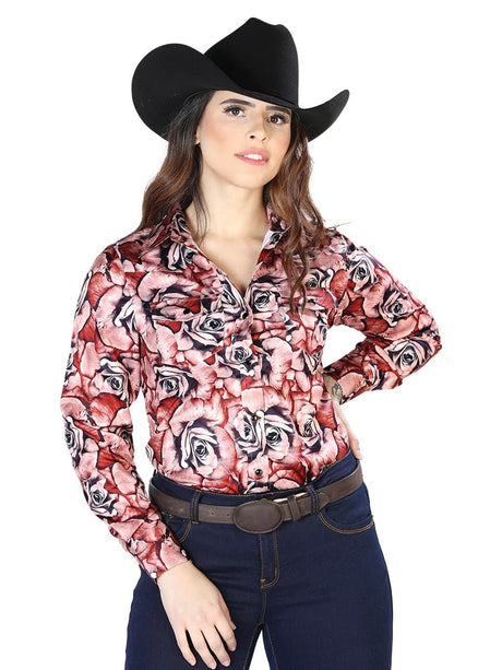 Blusa Casual de Mujer El Señor de los Cielos *Red/Roses-44099* - BELLEZA'S - - 44099