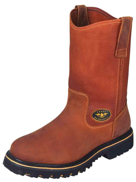 Botas de Trabajo sin Puntera De Acero Para para Hombre 'El General' *MIEL-29744* - BELLEZA'S - Botas De Trabajo - 29744