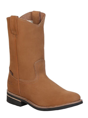 Botas de Trabajo sin Puntera Piel Nobuck Para Hombre 'Establo' *CANELA-303* - BELLEZA'S - Botas De Trabajo - 303