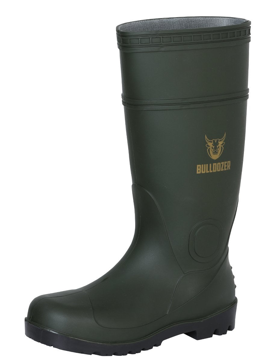 Botas para el Agua Hule Puntera de Acero, para Hombre 'Bulldozer' ID: 42438 VERDE - BELLEZA'S - - 42438
