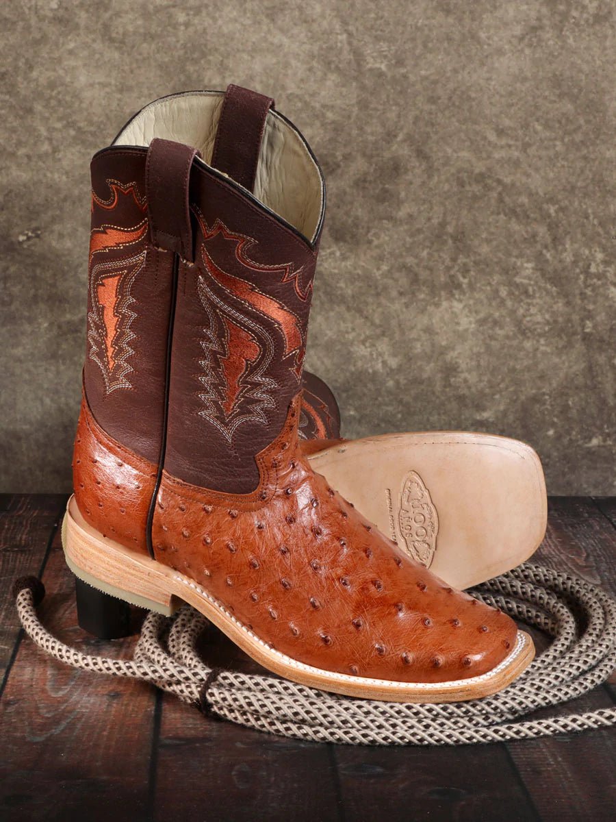 Botas rodeo de avestruz top