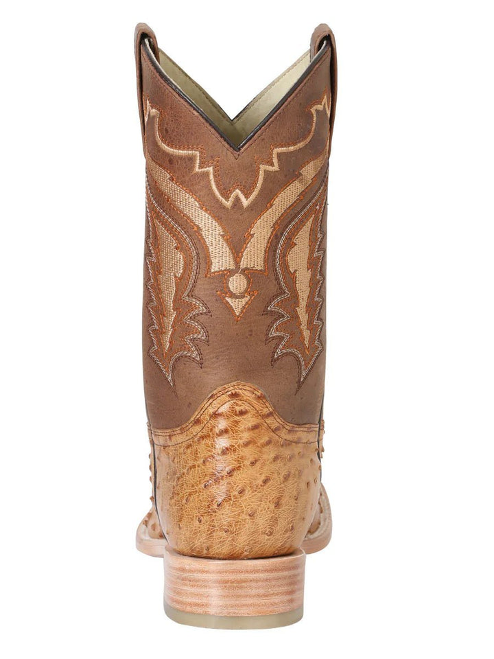 Botas Rodeo Exoticas Avestruz para Hombre '100 Años' *UMBER-42151* - BELLEZA'S - Botas Exoticas - 42151