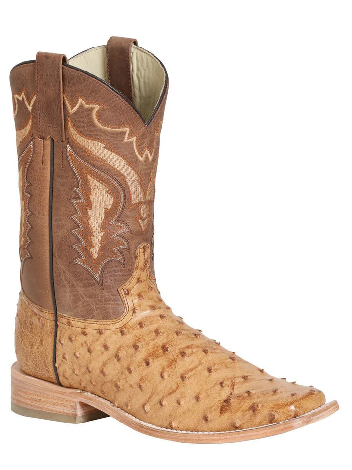 Botas Rodeo Exoticas Avestruz para Hombre '100 Años' *UMBER-42151* - BELLEZA'S - Botas Exoticas - 42151