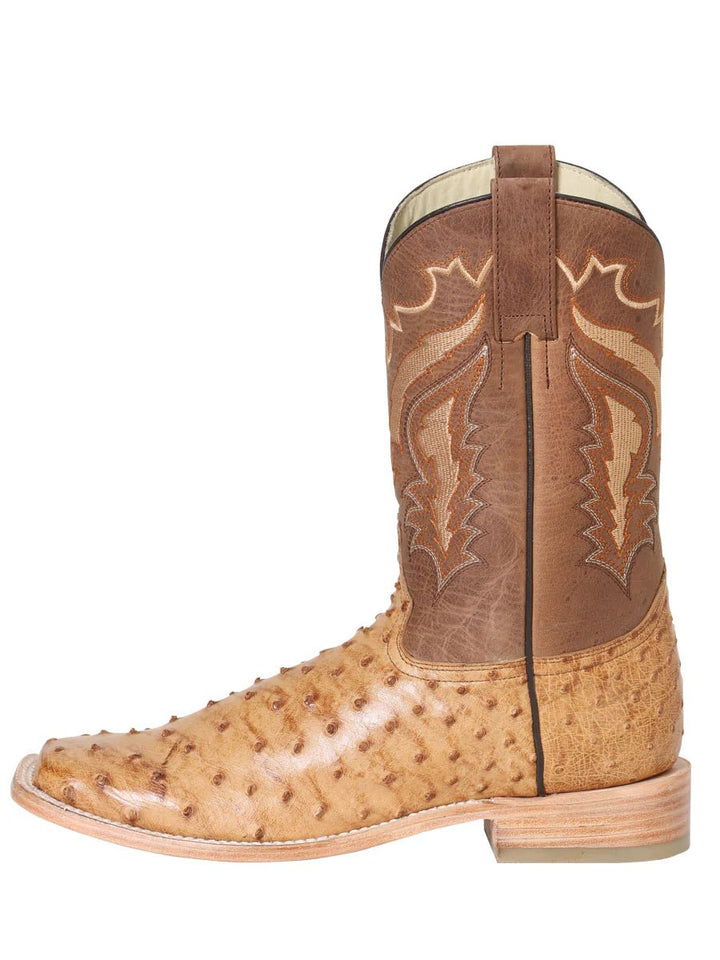 Botas Rodeo Exoticas Avestruz para Hombre '100 Años' *UMBER-42151* - BELLEZA'S - Botas Exoticas - 42151