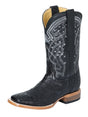 Botas Rodeo Exoticas Avestruz Para Hombre 'Centenario' *NEGRO-124406* - BELLEZA'S - Botas Exoticas - 124406
