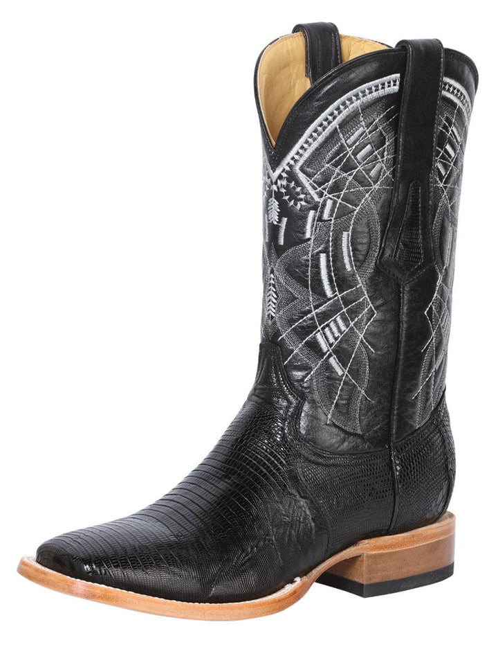 Botas Rodeo Exoticas Originales Lizard Para Hombre 'Centenario' *NEGR-124388* - BELLEZA'S - Bota Para Hombre - 124388