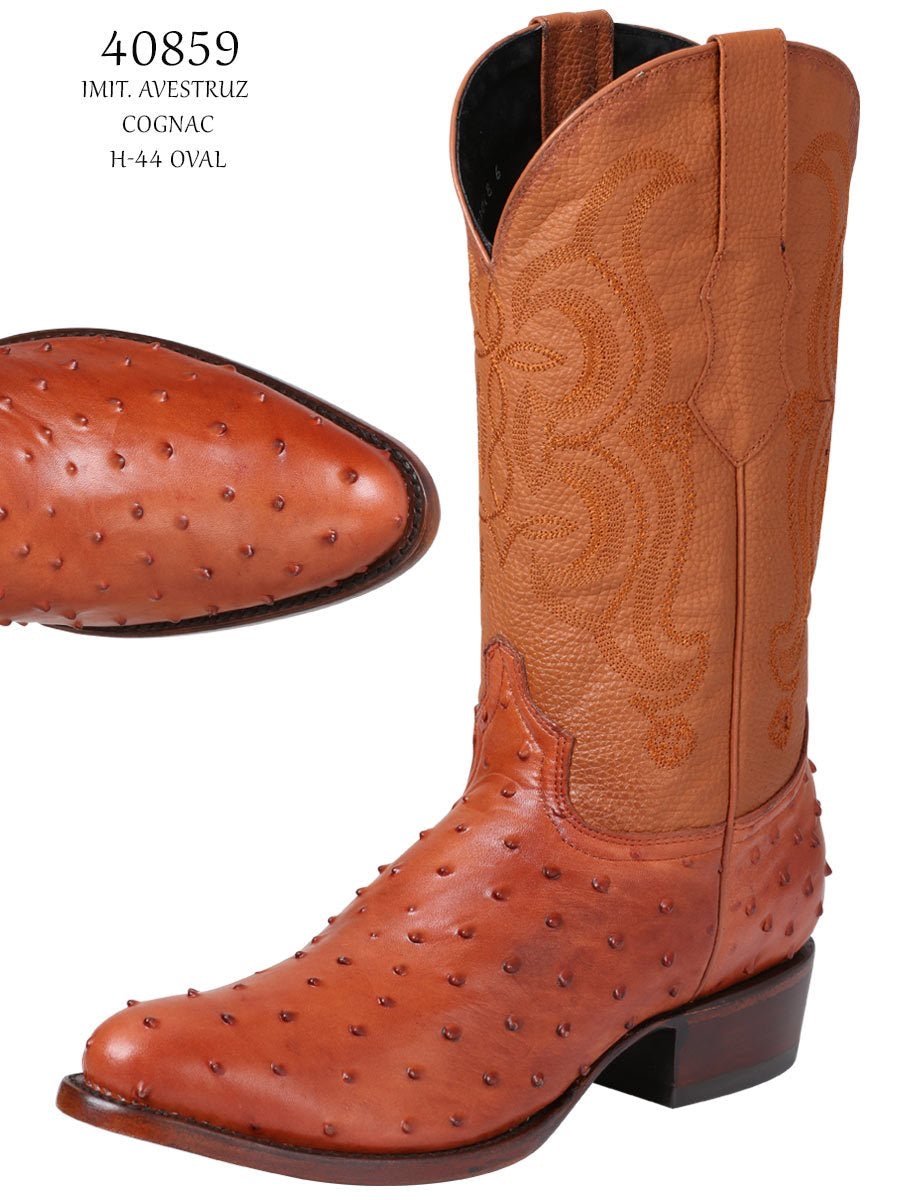 Botas vaqueras de avestruz shop