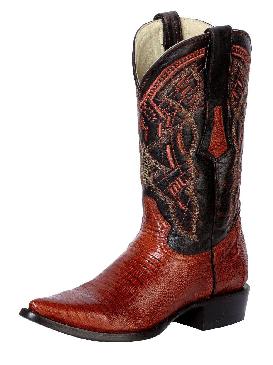 Botas Vaqueras Exoticas Originales Para Hombre 'Centenario' *COGNAC-124461* - BELLEZA'S - Bota Para Hombre - 124461