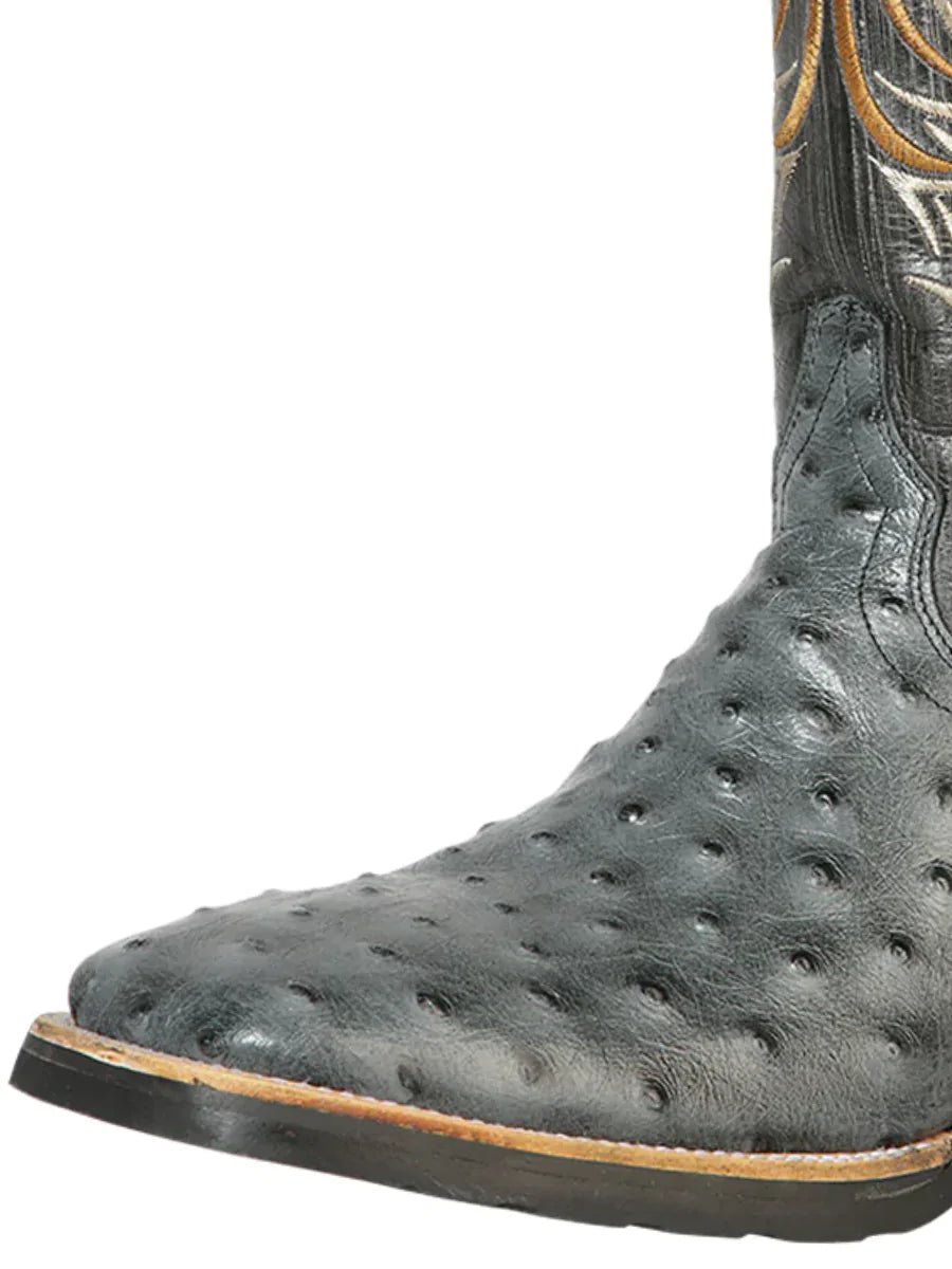 Botas Vaqueras Imit A-vestruz Grabado Para Hombre 'Jar Boot's' *AVAMIA-126482* - BELLEZA'S - Bota Para Hombre -